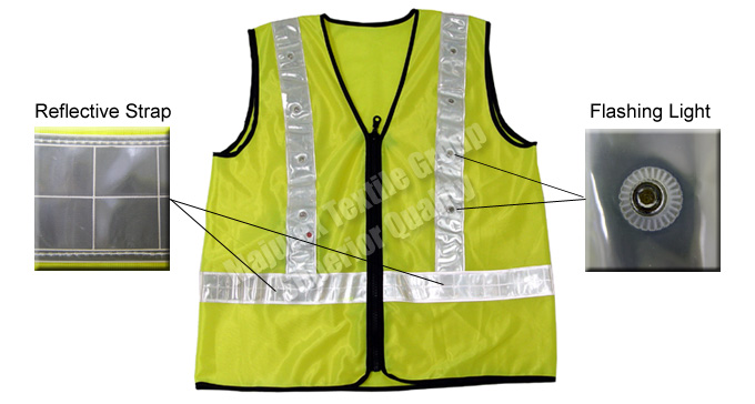 WithRedFlashingLightsCheckedReflectiveFront